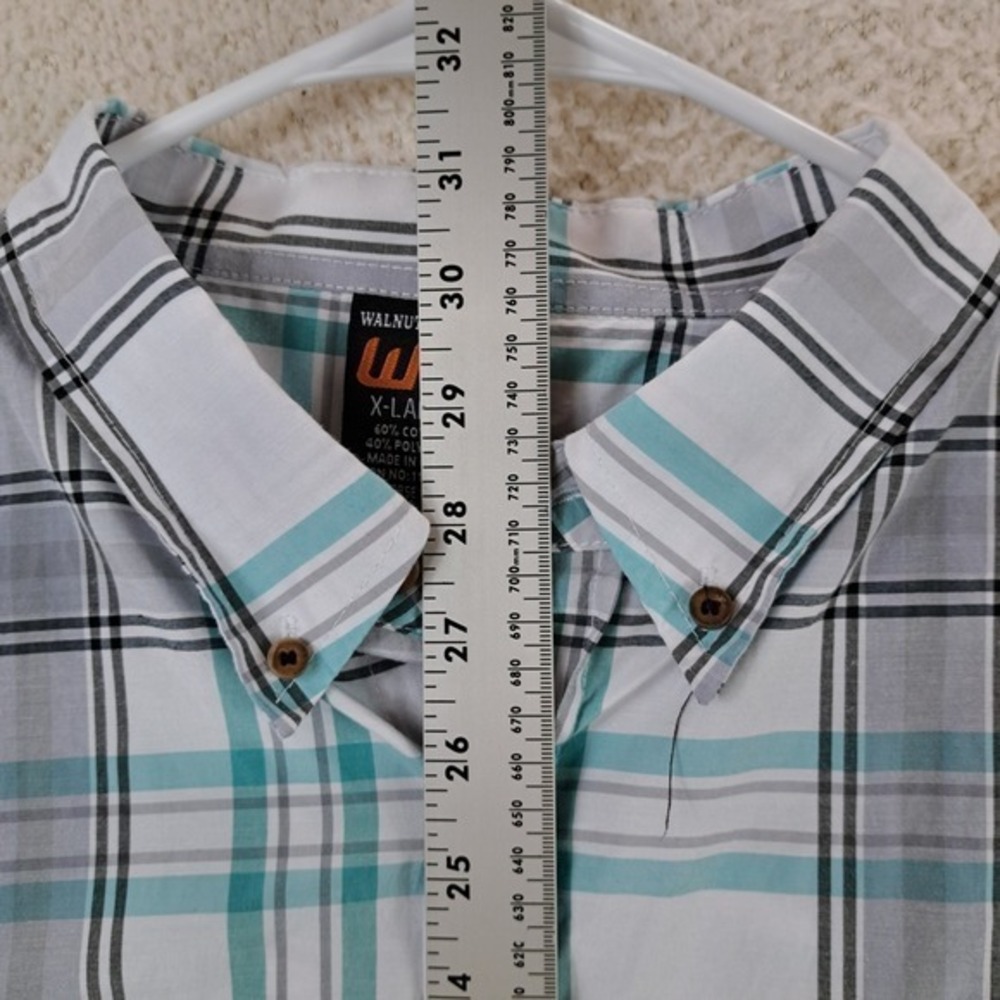 Walnut Creek Shirt Mens Size XL Plaid Short Sleeve Casual Button Up Nice - Picture 5 of 6